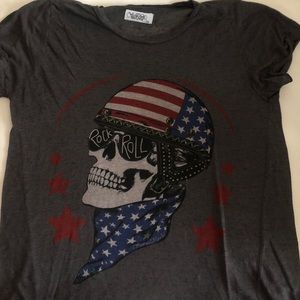 Lauren Moshi Skull T-Shirt